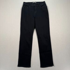 Levi's 512 Jeans‎ Womens 28x30 Black Perfectly Slimming Bootcut Black Stretch